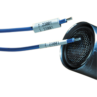 Brady B33-250-2-342 B-342 PermaSleeve&reg; Wire Marking Sleeves, Polyolefin, 2" L x 0.439" H, White