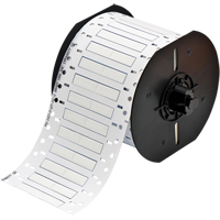 Brady B33-250-2-342 B-342 PermaSleeve&reg; Wire Marking Sleeves, Polyolefin, 2" L x 0.439" H, White