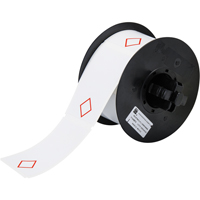 Brady B30-260-7569-CLP1 B-7569 Pre-Printed GHS/CLP Chemical Labels, Vinyl, Red/White, 2.170" Width