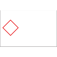 Brady B30-262-7569-CLP1 B-7569 Pre-Printed GHS/CLP Chemical Labels, Vinyl, Red/White, 4.130" Width