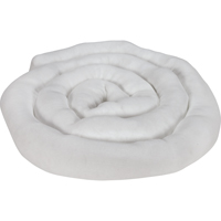 Produits de sécurité Zenith SEH955 Remblais tubulaire absorbant, Huile seulement, Absorption 45 gal., 3" la x 10' lo, Pqt de 10