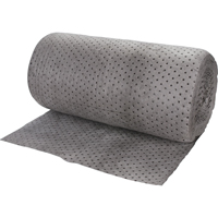Produits de sécurité Zenith SEH964 Rouleaux absorbants li&eacute;s de premi&egrave;re qualit&eacute;, Poids moyen, 150' lo x 30" la, Absorption 40 gal.