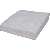 Zenith Safety Products SEH968 Premium Bonded Sorbent Pads, Oil Only, 15" x 17", 8 gal. Absorbancy