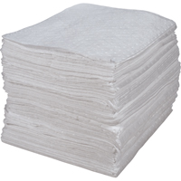 Zenith Safety Products SEH970 Premium Bonded Sorbent Pads, Oil Only, 15" x 17", 30 gal. Absorbancy