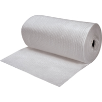 Produits de sécurité Zenith SEH976 Feuilles absorbantes en fibres fines de premi&egrave;re qualit&eacute;, Lourd, 150' lo x 30" la, Absorption 50 gal.