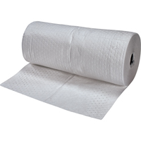 Produits de sécurité Zenith SEH978 Feuilles absorbantes en fibres fines de premi&egrave;re qualit&eacute;, Poids moyen, 150' lo x 30" la, Absorption 40 gal.