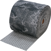 Produits de sécurité Zenith SEI058 Sorbants de camouflage de premi&egrave;re qualit&eacute;, Lourd, 150' lo x 15" la, Absorption 25 gal.