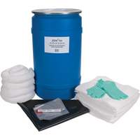 Zenith Safety Products SHP053 Shop Spill Kit, Oil Only, Drum, 30 US gal. Absorbancy