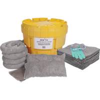 Zenith Safety Products SHP031 Large-Capacity Spill Kit, Universal, Overpack/Salvage Drum, 20 US gal. Absorbancy