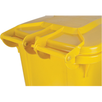 Globe 9603Y Contenant jaune mobile, Polyur&eacute;thane, 63 gallons/63 gal. US