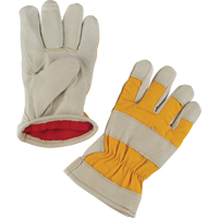 Zenith Safety Products SDN053 Premium Winter-Lined Work Gloves, 2X-Large, Grain Pigskin Palm, Foam Fleece Inner Lining