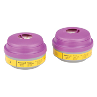PIP Global Safety 7583P100L North&reg; N Series Respirator Cartridges, Gas/Vapour Cartridge, Organic Vapour/Acid Gas/P100