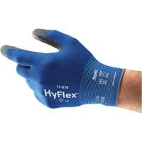 Ansell 11618090 Hyflex &reg; 11-618 Gloves, 9/Large, Polyurethane Coating, 18 Gauge, Nylon Shell