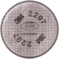 3M 2297-P100 2200 Series Respirator Prefilters, Particulate Filter, Organic Vapour/P100