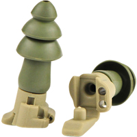 BattlePlugs<sup>®</sup> Impulse Earplugs, Uncorded, Pair - Plastic Case, 24 dB NRR, Medium  SEI838 | TENAQUIP
