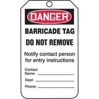 Accuform Signs TAB104CTP &eacute;tiquettes de s&eacute;curit&eacute;, Plastique, 3-1/4" la x 5-3/4" h, Anglais