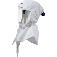 3M S-757 Cagoule de peintre Versaflo compl&egrave;te avec coiffe de premi&egrave;re qualit&eacute;, Universel, Coiffe souple, Bavette Double