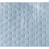 Zenith Safety Products SEJ186 Premium Blue Bonded Sorbent Pads, Oil Only, 15" x 18", 30 gal. Absorbancy