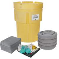 Zenith Safety Products SEJ272 Premium Spill Kit, Universal, Drum, 95 US gal. Absorbancy