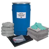 Zenith Safety Products SEJ274 Premium Shop Spill Kit, Universal, Drum, 30 US gal. Absorbancy