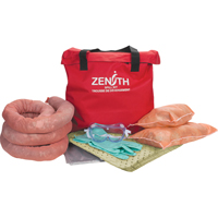 Produits de sécurité Zenith SHP062 Trousse de lutte contre les d&eacute;versements pour camion, Mati&egrave;res dangereuses, Sac, Absorbance de 10 gal. US