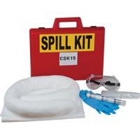 Produits de sécurité Zenith SEJ288 Trousse de lutte contre les d&eacute;versements pour premiers r&eacute;pondants, Huile seulement, Mallette, Absorbance de 3,08 gal. US