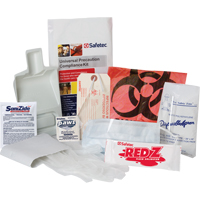 Zenith Safety Products SEJ290 Precaution Bloodborne Pathogen Spill Kit, Universal, Bag