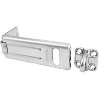 Master Lock 704DPF General Security Hardened Steel Hasp, Silver