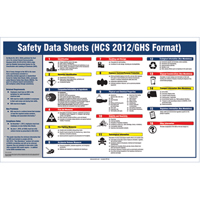 Accuform Signs SP125161JL Right-To-Know SDS Poster