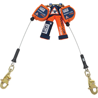3M DBI Sala Fall Protection 3500233 Nano-Lok Edge Self-Retracting Lifelines, 8', Stainless Steel, Swivel