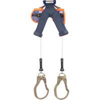 3M DBI Sala Fall Protection 3500234 Nano-Lok Edge Self-Retracting Lifeline, 8', Stainless Steel, Stationary