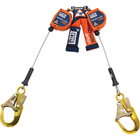 3M DBI Sala Protection Contre Les Chutes 3500250 C&acirc;ble de s&eacute;curit&eacute; autor&eacute;tractable pour rebord Nano-Lok, 8', Acier inoxydable, Stationnaire