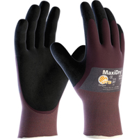 PIP Global Safety GP56425/L Gants MaxiDry, Grand, R&ecirc;vetement Mousse de nitrile, Calibre 18, Enveloppe en Nylon
