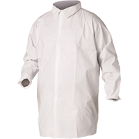 KleenGuard™ A20 Lab Coats, SMS, White, Large SEK890 | TENAQUIP