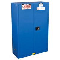 Justrite 864528 Sure-Grip&reg; Ex Hazardous Material Safety Cabinets, 45 gal., 43" x 65" x 18"