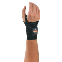 Ergodyne 70004 Proflex&reg; 4000 Single Strap Wrist Support - Right Hand, Elastic, Medium