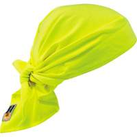 Ergodyne 12621 Foulard de refroidissement ingifug&eacute; en triangle Chill-Its 6710FR, Jaune lime haute visibilit&eacute;