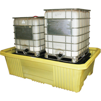 Enpac 5480-YE GRV double sans drain 4000i, Capacit&eacute; de d&eacute;versement 750 gal. US, 113" x 71" x 32"