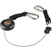 Squids<sup>®</sup> 3000 Tool Lanyard, Retractable, Dual Carabiner  SEM786 | TENAQUIP