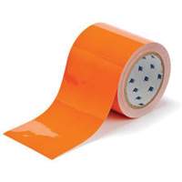 Brady 104346 Ruban de marquage pour planchers ToughStripe, 3" x 100', Polyester, Orange