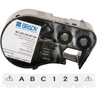 Brady M4C-500-595-WT-BK Label Maker Cartridge, Black