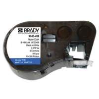 Brady M4-83-499 BMP51/53 NYLON CLOTH LBEL CART.BLK ON WHT,240/RL