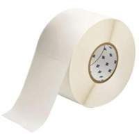 Brady THT-25-402-1 3" Core Paper Labels with Acrylic Adhesive, Paper, 4" L x 6" H, White
