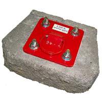 3M Protecta Protection Contre Les Chutes AJ720A Ancrage continu pour b&eacute;ton PROTECTA PRO, B&eacute;ton, Usage Temporaire