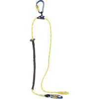 3M DBI Sala Fall Protection 1234071 Pole Climber's Adjustable Rope Positioning Lanyard, 1 Legs, 8', CSA Class F, Nylon