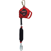 3M Protecta Fall Protection 3590541 Rebel Self Retracting Lifeline for Leading Edge, 20', Galvanized Steel, Swivel