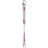 3M Protecta Fall Protection 1341002C Pro Shock Absorbing Lanyard, 3', Locking Snap Hook Center, Locking Snap Hook Leg Ends, Polyester