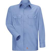 Red Kap SY50LB-RG-XXL Long Sleeve Ripstop Shirt, Men's, 2X-Large, Blue