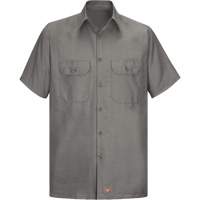 Short Sleeve Ripstop Shirt, Men's, X-Large, Grey  SEU250 | TENAQUIP