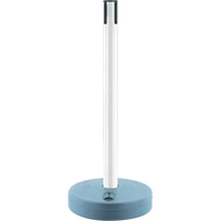 Tensator 885-32-32-RCV Outdoor TensaBarrier&reg; - Receiver Posts, 37" High, White